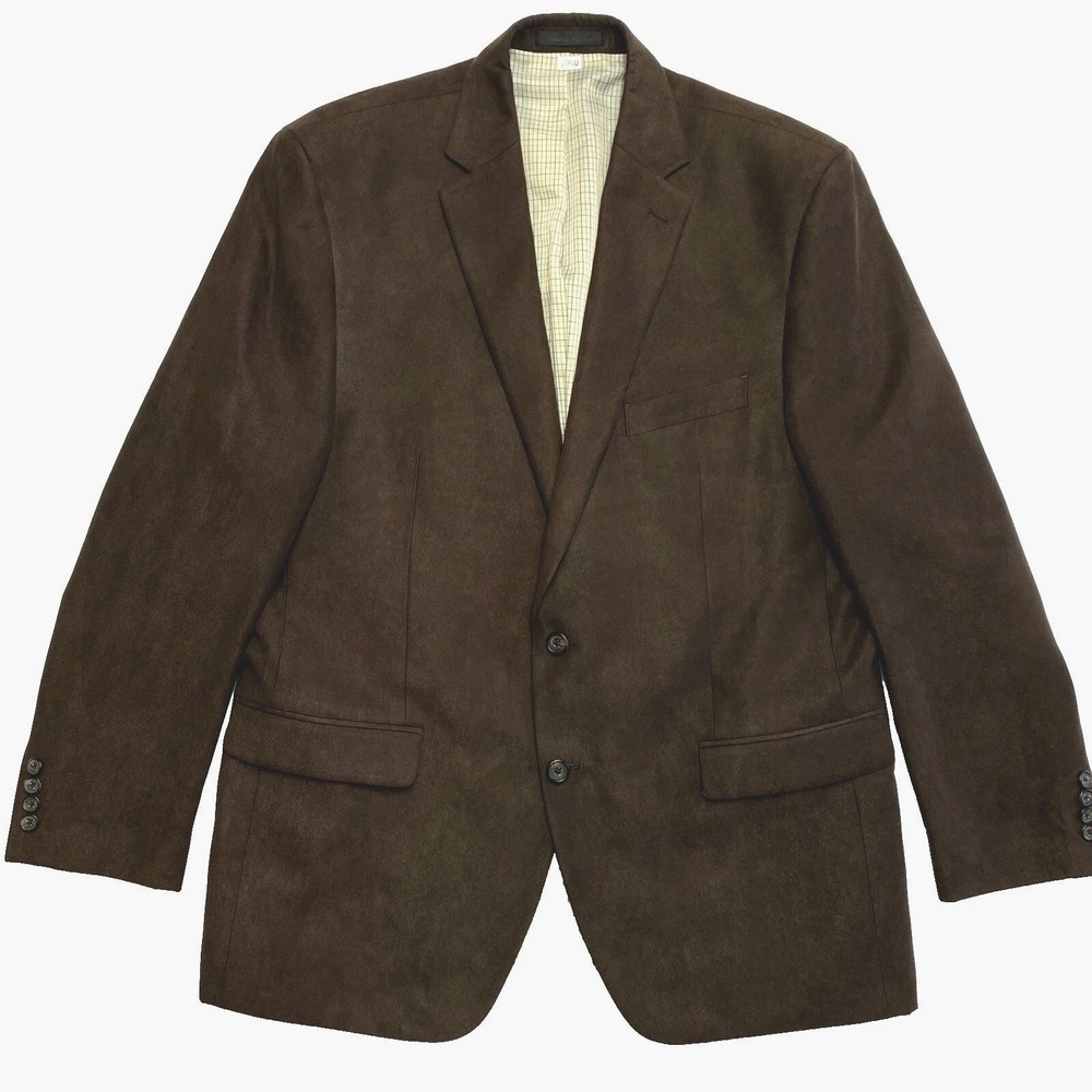 Lauren Ralph Lauren Blazer Mens 44R Brown Jacket Sport Coat